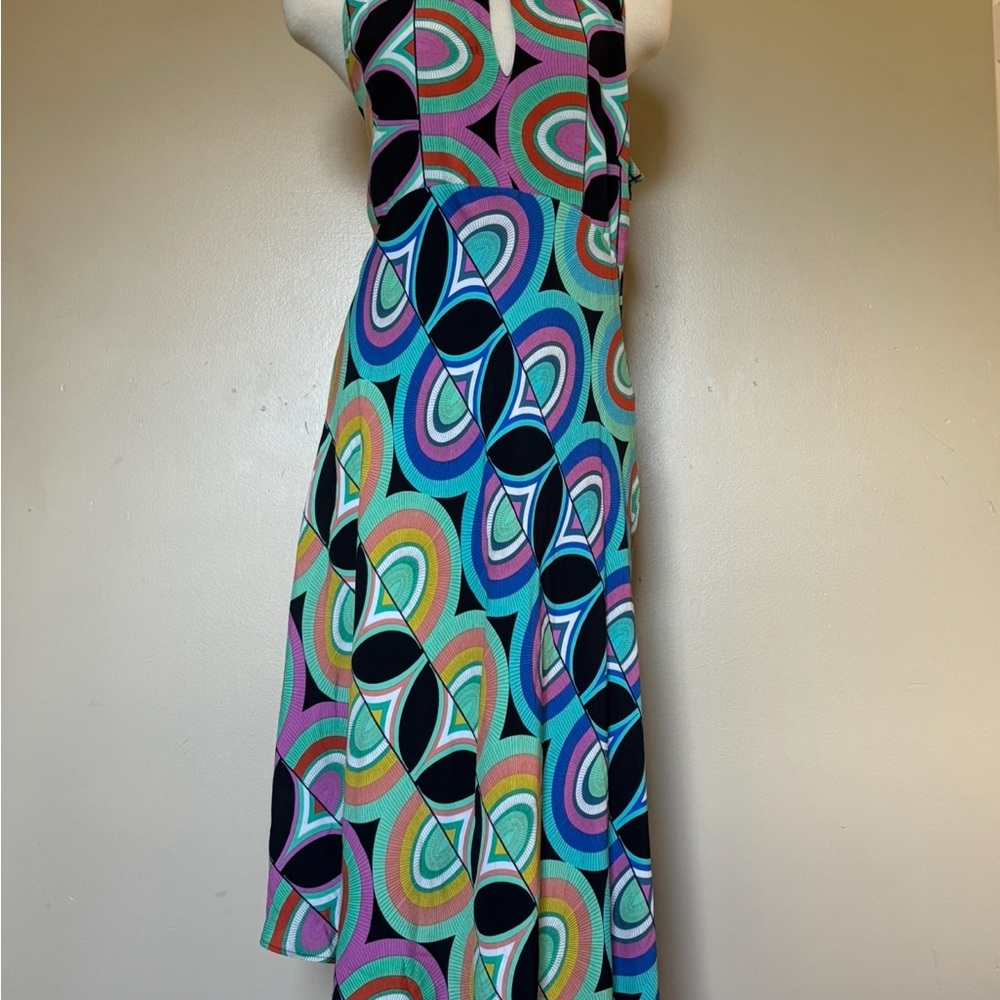 Anthropologie Multicolor Asymmetrical Dress